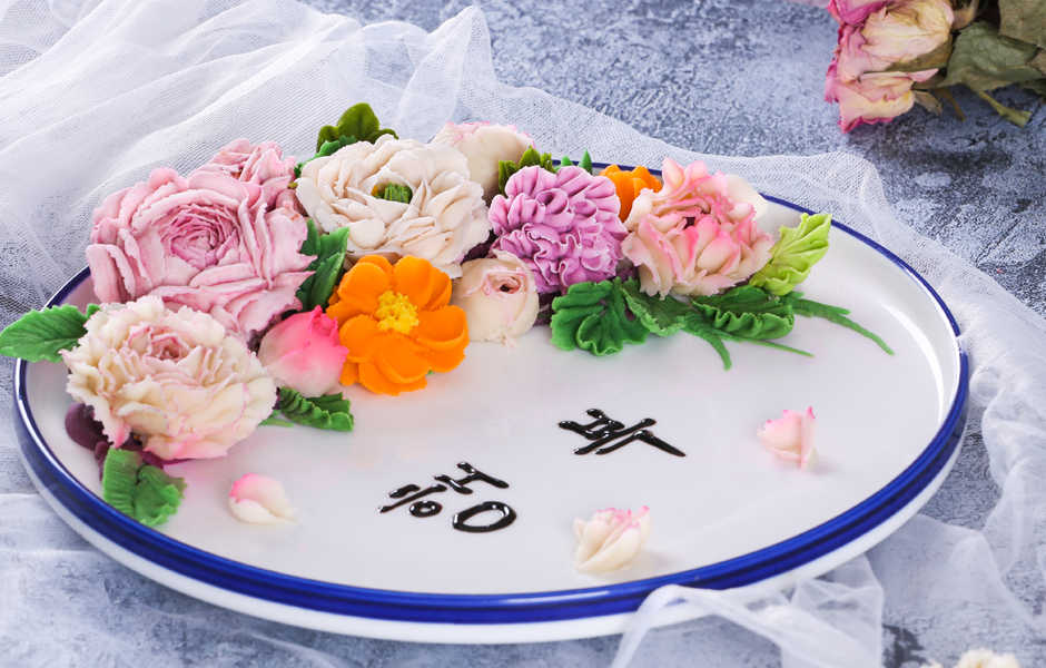 韩式裱花蛋糕