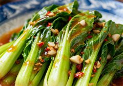 凉拌小白菜