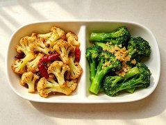 炒菜花、西兰花的方法