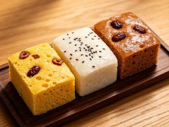 发糕制作过程：松软香甜，不用揉面